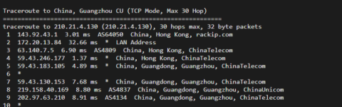 稳爱云：香港CN2 GIA，2核/2G/20M带宽，月付34元，美国CERA联通首月半价25元，简单测评